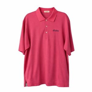 Classic Peter Millar Sea Island Resort Polo XL Pink Short Sleeve Golf Shirt